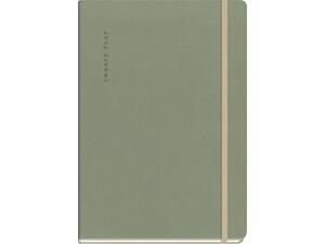Ημερολόγιο ημερήσιο The Writing Fields Desires 4400 17x24cm 2024 με λάστιχο soft εξώφυλλο Olive